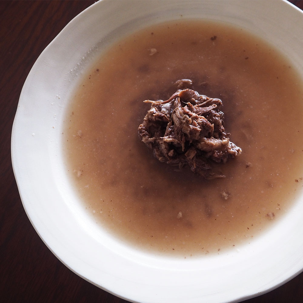 ごちそうスープ（鹿お肉入り）